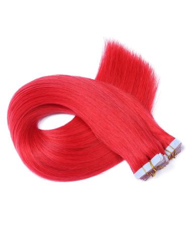 Red Tape In Hair Extensions 70cm - 10 Bricks 4cm Wide - 100% Remy Human Hair | Novon Hair Extensions - Buy Online on GoSupps.com