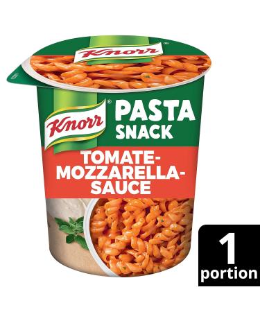 Buy KNORR Pasta Snack with Tomato-Mozzarella Sauce - Quick & Delicious Instant Pasta (2 Pack 144g) - Fast International Shipping - Buy Online on GoSupps.com