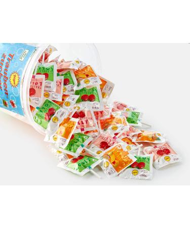 Frigeo Glucose Lollies - Strawberry Tropic & Cherry Flavors | 100 Pieces - 750g Bucket | International Shipping Available - Buy Online on GoSupps.com