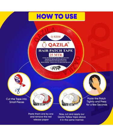 Buy Hair Patch Tape - Double-Sided Waterproof Transparent Wig Tape | Maximum Hold Easy Cleanup Low Residue - Buy Online on GoSupps.com