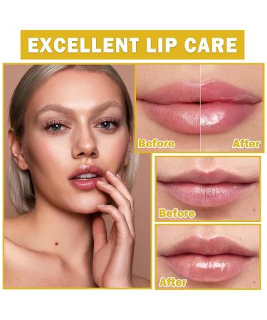 NVLEPTAP 2PCS Bee Lip Balm Honey Pot Honey Lip Balm Moisturizing Honey Lip Mask Lip Care Products Lip Balm with Wand Honey+Honey - Buy Online on GoSupps.com