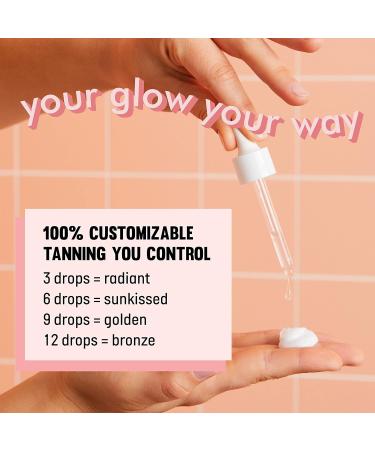 Isle of Paradise Self Tanning Face Drops Light (30 ml) - Vegan Natural Ingredients - Skin Care Tanning Drops - Light 30 ml - Buy Online on GoSupps.com