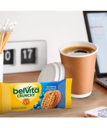 Belvita Blueberry Breakfast Biscuits - 6 Boxes (5 Packs, 4 Biscuits Each) | Healthy Snack - Buy Online on GoSupps.com