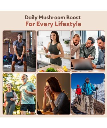 Mushroom Gummies 16-In-1 Mushroom Blend With Ashwagandha Gummies For Brain Health Cognitive Memory & Focus Energy 0g Added Sugar Mushroom Supplement Lions Mane Reishi Cordyceps Turkey Tail Chaga (60) - Buy Online on GoSupps.com