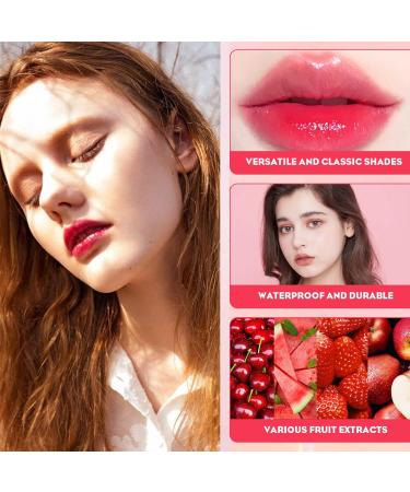 Mini Lipstick Gloss Shiny Lip Gloss 4 Colors Long Lasting Lip Kit Liquid Tint Korean Stain Blush Jelly Girl Natural Women For Cheeks And Eyes Moisturizing Formula Tint - Buy Online on GoSupps.com