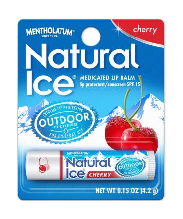 Natural Ice Medicated Lip Protectant/Sunscreen SPF 15 Cherry 48 ea