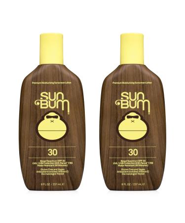 Sun Bum Sun Bum Original Spf 30 Sunscreen Lotion Vegan and Reef Friendly (octinoxate & Oxybenzone Free) Broad Spectrum Moisturizing Uva/uvb Sunscreen With Vitamin E 8 Ounce 2 Pack