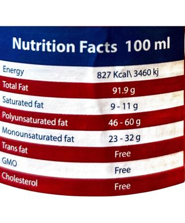 BLLU EYE Sunflower Oil 1L (Pack of 6) | 100% Pure Refined Sunflower Oil Great for Cooking Baking Frying Salads & Sauces - Buy Online on GoSupps.com