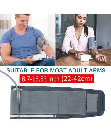 Portable Fully Automatic Digital Blood Pressure Monitor with Extra Large Cuffs - Home Use BP Monitor with Large LCD Display (Black) - Buy Online on GoSupps.com