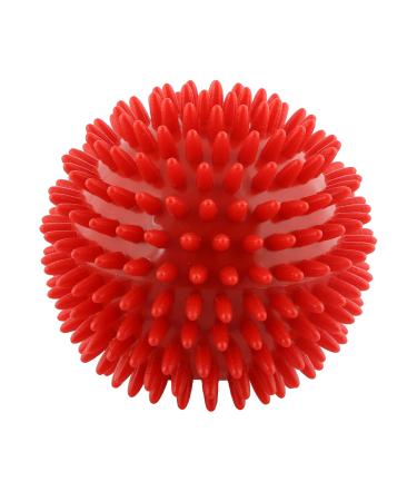 CanDo massage ball hedgehog ball knobbly ball diameter 9 cm red 1 piece 1 piece 9 cm