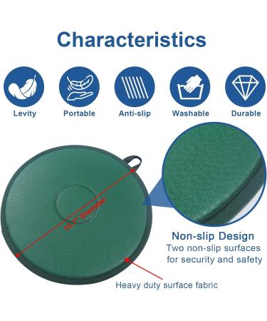 Ehucon Pivot Disc for Patient Transfer Turning Devices-Transfer Disc with 360 Rotation for Elderly/Disabled/Pregnant Woman Assist to Move Position from Bed to Wheelchair/Seat/Car 15.7" Diameter - Buy Online on GoSupps.com