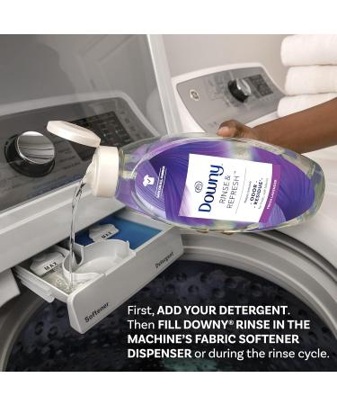 Downy RINSE & REFRESH Odor Remover & Fabric Softener - Fresh Lavender 48 fl oz Safe for All Fabrics Pack of 2 | International Shipping Available - Buy Online on GoSupps.com