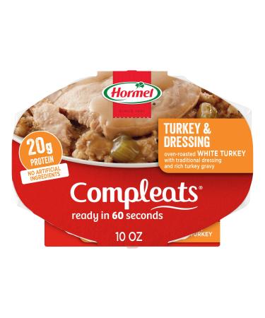 HORMEL COMPLEATS Turkey & Dressing Microwave Tray, 10 oz (6 Pack)