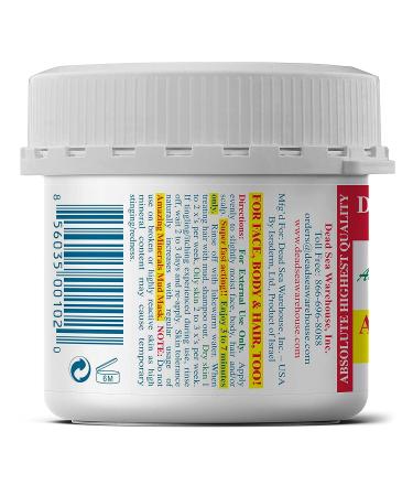 Dead Sea Warehouse Amazing Minerals Mud Mask 12.4 OZ - Exfoliate, Purify, and Nourish Skin - Mineral Rich Dead Sea Mud Cleansing Mask - 12.4 Ounce Pack of 1 - Buy Online on GoSupps.com