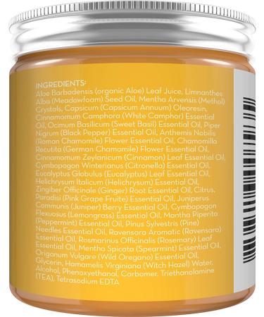 Maximum Strength Hot Cream by Pure Body Naturals - 8.8 fl oz (250 g) for Pain Relief & Muscle Relaxation - Buy Online on GoSupps.com