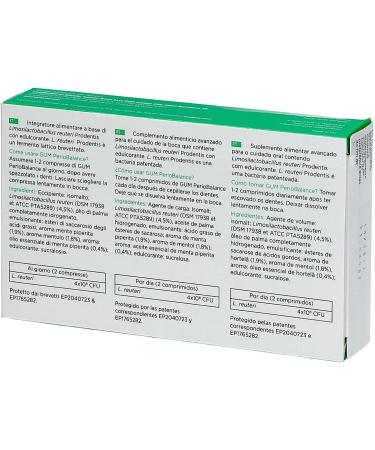 Gum Periobalance Food Supplement - Mint Flavor 30 Tablets for Oral Health | Buy Internationally - Buy Online on GoSupps.com