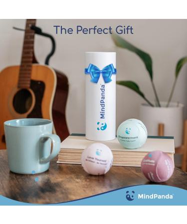 Mindpanda Spirit & Body Gel Stress Ball for Adults - Anti-Stress Hand Therapy & Grip Strength Trainer - Three Density Blue Mindfulness Squeezing Ball - Buy Online on GoSupps.com