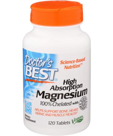 Doctor's Best Magnesium 120 Tablets