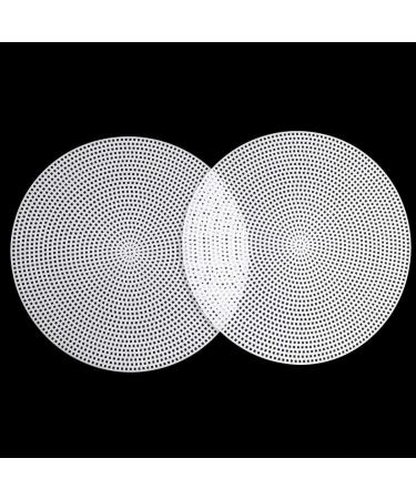 10pcs Clear Mesh Plastic Canvas DIY Kit | Round Plastic Canvas Sheets for Needlepoint | 20cm Embroidery Hoop Included - Buy Online on GoSupps.com