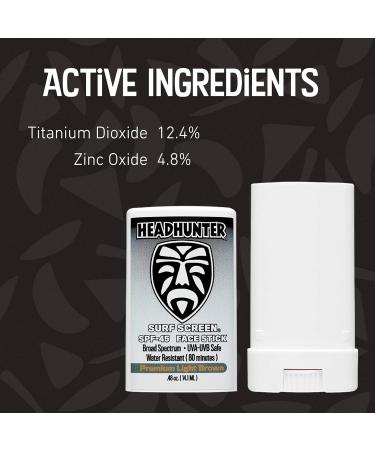 Headhunter Sunscreen Face Stick - Pack of 3 - 0.48 Oz. - Buy Online on GoSupps.com