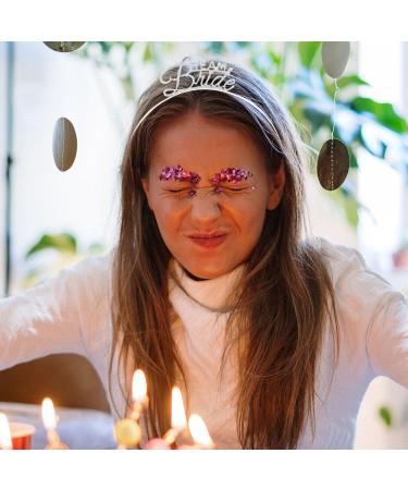 Buy Minkissy 3-Pack Team Bride Tiara Headbands for Hen Parties - Silver Party Accessories | International Shipping - Buy Online on GoSupps.com