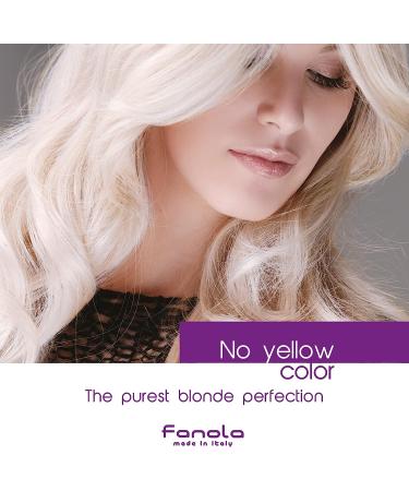 Fanola No Yellow Mask 33.8 oz - Anti Brass Purple Mask for Blonde, Silver, Gray Hair - Toning Mask to Remove Yellow Tones & Brassiness - Buy Online on GoSupps.com