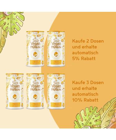 Buy Vegan Protein Powder - White Chocolate & Macadamia | Plant-Based 600g - Rice Pea Soy Flax Amaranth Sunflower & Pumpkin Seeds - Buy Online on GoSupps.com