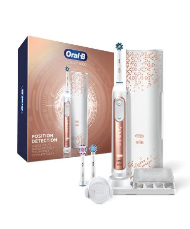 Oral-B Genius 8000 Electric Toothbrush with Bluetooth Connectivity Rose Gold Electric Toothbrush Rose Gold