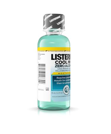 Listerine Zero Cavity Mouthwash Clean Mint 3.2oz (Pack of 24) - Antiseptic Oral Care - Buy Online on GoSupps.com