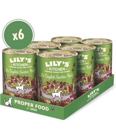 Lily's Kitchen Natural Wet Dog Food - English Garden Party - Grain-Free Chicken & Potatoes (6 x 400g) - Premium Adult Dog Food for Healthy Pets - Buy Online on GoSupps.com