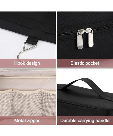 Muflydo Blow Dryer Bag - Hair Tool Travel Bag with Handle and Hook Waterproof Blow Dryer Organizer Portable Hair Tool Organizer Double Zippers Pouch for Hair Styling Tools - Buy Online on GoSupps.com