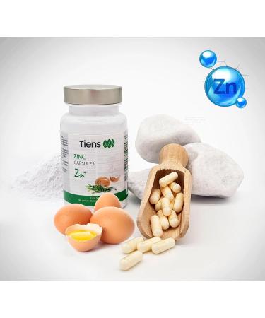 Tiens Zinc Supplement - 60 Capsules for Healthy Hair, Skin, Nails, Vision, Fertility & Immune System - Buy Online on GoSupps.com