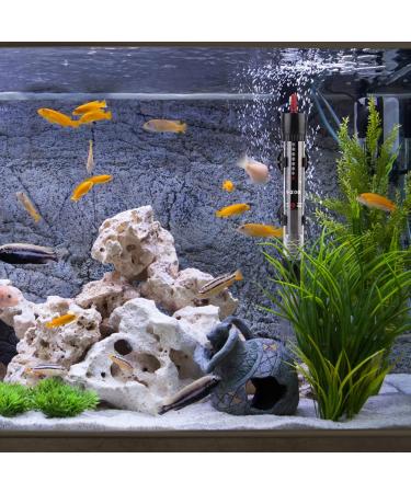 Vegena Aquarium Heater 200W Adjustable Thermostat for 200L Fish Tanks | Reliable Heating Rod with Suction Cups - Buy Online on GoSupps.com