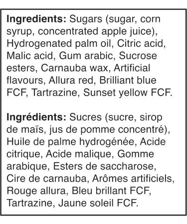 RAINBOW CHEWIES Assorted Fruit Flavours Bag of 100 count - Buy Online on GoSupps.com