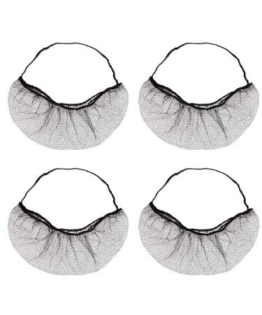 ONLYKXY 60pcs Nylon Beard Covers Beard Protector Net Protective Beard Covers for Men Facial Hair Guards Beard Net Black