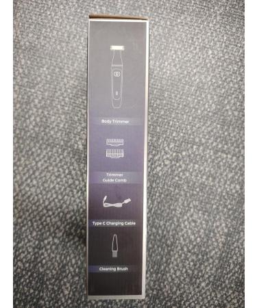 Intimate Razor for Men - Waterproof Body Groomer & Face Trimmer | IPX7 Wet/Dry Type C Rechargeable - Buy Online on GoSupps.com