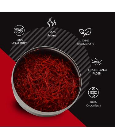 Premium Safran 10G | Super Negin Saffron Threads for Paella Risotto & More | I Bloom Safran - Buy Online on GoSupps.com