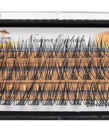36 Cluster Lashes Natural Soft Ribbon Eyelashes Extension Fluffy Wispy False Lashes DIY Lightweight Reusable Mix Style Length (LC04 14MM) - Buy Online on GoSupps.com