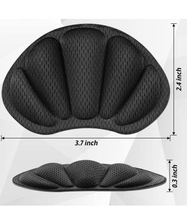 12 Pcs Heel Cushion Pads Mesh Self-Adhesive Heel Grips to Prevent Shoes Too Big Back of Heel Cushion Inserts for Women and Men Black White Grey - Buy Online on GoSupps.com