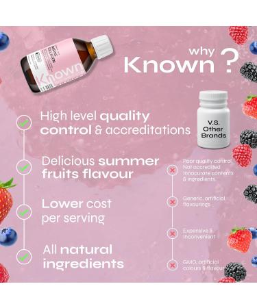 Advanced Hydrolyzed Marine Collagen Liquid Bottle 5000mg Collagen Vitamins A C Skin Support Summer Fruit Flavor 14 Servings - Buy Online on GoSupps.com