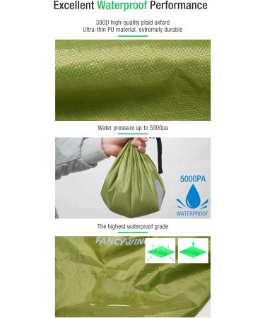 FANCYWING Waterproof Backpack Rain Cover XL - Army Green, 65-90L | Reflective Strap, Non-Slip Design | Ideal for Hiking, Camping, Hunting, Cycling | Upgraded Rainproof Shield - Buy Online on GoSupps.com