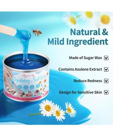  Beauty7 Beauty7 Chamomile Sugar Paste for Body Face and Intimate Hair Removal for Hair Removal Hot Wax 400g - Buy Online on GoSupps.com