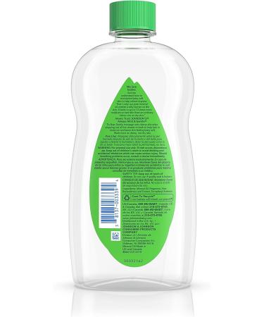 Johnson's Baby Oil with Aloe Vera and Vitamin E - 20 fl. oz | Hypoallergenic, Prevents Moisture Loss - Buy Online on GoSupps.com