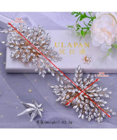 Azaleas Silver Wedding Hair Comb | Bridal Rhinestone Headband & Crystal Hair Accessories for Bridesmaids - Buy Online on GoSupps.com