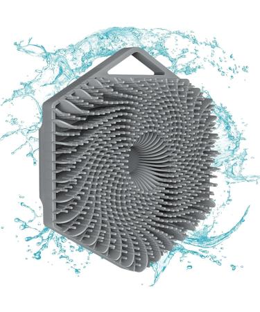 Buy Hexagon Silicone Scalp Massager & Shower Hair Brush for Hair Growth | Generic Scalp Massager & Face Scrubber for Men & Women - International Shipping Available - Buy Online on GoSupps.com