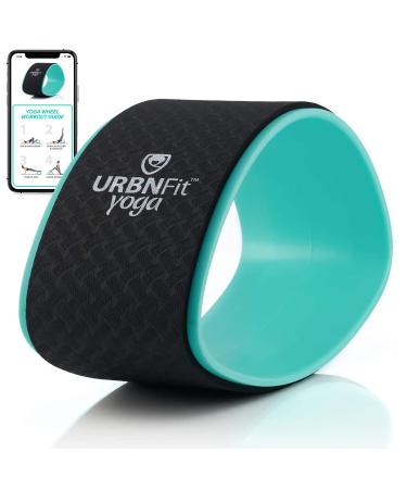 URBNFit Yoga Wheel Designed for Yoga Wheel Pose - for Stretching and Increased Flexibility (Half)