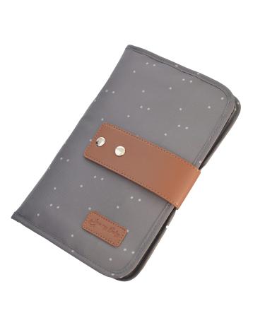 Baby diaper bag with changing mat - diaper bag for on the go with plenty of space Dots Grey-White - Buy Online on GoSupps.com
