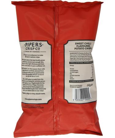  Pipers Pipers Chips Sweet Chilli 150g Boxes of 15 - Buy Online on GoSupps.com