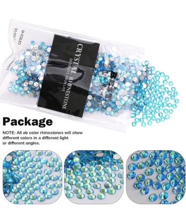 Yhmq 2880pcs Aquamarine Rhinestones & Nail Crystals | SS16 Nail Art Gems (3.8-4.0mm) - Sparkle Your Nails! - Buy Online on GoSupps.com