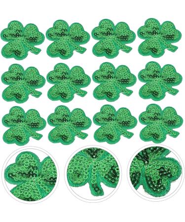 STOBOK 1 Set 20 Pcs Patch St Patricks Day Patches Leaf Embroidered Hot Melt Adhesive Film Clothing - Buy Online on GoSupps.com
